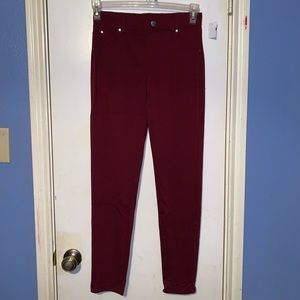 Burgundy Jeggings